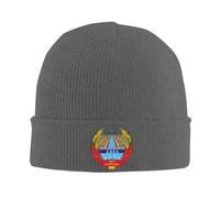 HZCRAES Bonnets Tricoté Emblème National Vintage du Cambodge pour Hommes, Bonnets pour Femmes, Coupe-Vent Et Chaud, Bonnet Tricoté À Revers avec Tête De Mort, Unisexe, Chapeau d'automne Et d'hiver