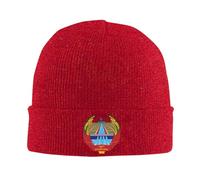 HZCRAES Bonnets Tricoté Emblème National Vintage du Cambodge pour Hommes, Bonnets pour Femmes, Coupe-Vent Et Chaud, Bonnet Tricoté À Revers avec Tête De Mort, Unisexe, Chapeau d'automne Et d'hiver
