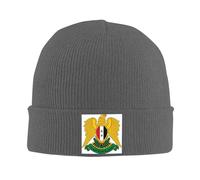 HZCRAES Bonnets Tricotés pour Hommes Et Femmes avec Motif Armoiries De La Syrie, Bonnet Quotidien d'automne d'hiver, Cadeaux Unisexes Chauds pour Les Activités De Plein Air, Le Travail