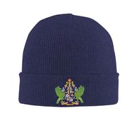 HZCRAES Bonnets Tricotés pour Hommes Et Femmes avec Motif Armoiries De Sainte-Lucie, Bonnet Quotidien d'automne d'hiver, Cadeaux Unisexes Chauds pour Les Activités De Plein Air, Le Travail