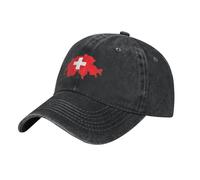 HZCRAES Casquette De Baseball Suisse Drapeau Homme Femme