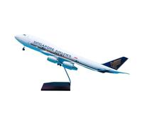 HZCVSG Avions Diecast 150 avec Roues lumières pour Boeing B747-400 Singapore Airlines Aircraft Model 47cm