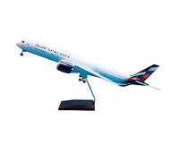 HZCVSG Diecast Airplanes 125 pour A350-900 Modèle d'avions Aeroflot Russian Airlines avec Roues lumières Aircraft 47cm