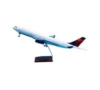 HZCVSG Diecast Airplanes 135 pour Le modèle A330-300 Delta avec Roues lumières Collector Aircraft Model Scale