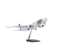 HZCVSG Diecast Airplanes 135 pour Les compagnies aériennes A330 47cm Modèle résine Avion moulé avec Base en Bois (Pas de lumière)