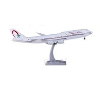 HZCVSG Diecast Plane 200 Scale ABS Plastic Morocco Gov Airplane HG11618GR B747-8 CN-MBH Replica Model Toy Aircraft pour la Collecte Les Cadeaux d'affichage