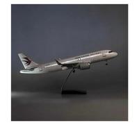 HZCVSG Irplane Model Toy Plane Modèle 1/80 Airplane A320 Airlines Toys Afficher la décoration du Plan de l'avion en résine (lumière W)