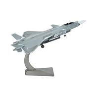 HZCVSG Kits modèles d'avions 1:48 pour J-20 Die Cast Scale Aircraft Fighter Grey Military Model Simulation Collection Gift Adult Gift