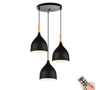 HZCVSG Lumière Pendent Simplex Noir avec Réglable sans Serrage pour Cuisine, Écologie, Cuisine, Salon, Espaces Communs, Lit, Bureau & Chambres de Lecture