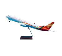 HZCVSG Modèles d'avions Diecast Airplanes avec Roues lumières pour Boeing B737-800 Hainan Airlines Aircraft Modèle 47 cm