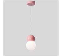 HZCVSG Suspendu en métal Fer - Plafonnier en Verre avec Source de lumière G9, pour diverses pièces