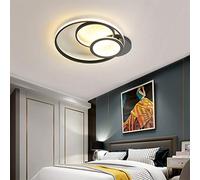 HZCVSG Tableau Lumineux Suspendu avec télécommande pour Salon, Chambre Salle à Manger - Chandelier en Plastique à Spirale Moderne Rond - idéal pour Le Couloir