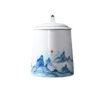 HZCVSG Urne funéraire pour Les Cendres Adultes Animaux de Compagnie ， Moyennes Petites Urnes commémoratives humaines ， Urnes de crémation de l'humidité des céramiques Faites à la Main ， urne