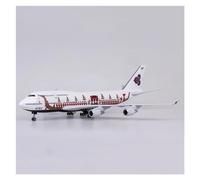 HZCVSG Vintage Classics Aircraft for Thai Airways Dragon Boat 747 B747 Aircraft en résine Diecast avec Roue léger 47cm 1: 150 Modèle d'avion Toys Aviation (sans lumière)