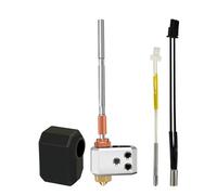 HzdaDeve Hotend - Bloc chauffant pour tête d'impression Prusa I3 MK4 - Buse en acier trempé de 0,4 mm - 24 V 40 W - Cartouche chauffante - Couvercle en silicone - Kit d'extrudeuse - Accessoire