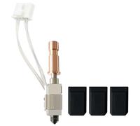 HzdaDeve Hotend en céramique pour Kobra S1 Combo Hot End Kit tête d'impression dissipateur thermique bloc cartouche chauffante buse en acier trempé avec cache en silicone supplémentaire 2 pièces pour