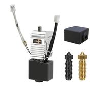 HzdaDeve Hotend pour Kobra 3 Combo Hot End Kit Tête d'impression Dissipateur Thermistance avec couvercle en silicone supplémentaire 0,4 mm Buse en acier trempé Buse en laiton pour Anycubic Kobra 3/ACE