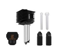 HzdaDeve Kit de tête d'impression A1 Mini/A1 Hotend 0,2 mm - Extrudeuse chauffante à haute température - Avec buse supplémentaire de 0,4 mm - Clé à molette - Outil pour imprimante 3D Bambu