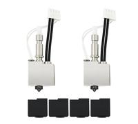 HzdaDeve Kit d'extrudeuse à thermistance 200 K 0,2 mm 0,4 mm pour Kobra S1 Combo en acier inoxydable avec 2 coques en silicone pour Anycubic (lot de 2)