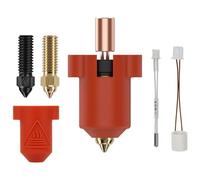 HzdaDeve Kit hotend en céramique pour Ender 3 V3 KE/K1/K1 Max Hot End High Thermal Conductivité Tête d'impression Bloc de chauffage haute température Cartouche chauffante avec couvercle en silicone