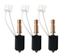 HzdaDeve Lot de 3 hotend en céramique pour Kobra S1 Combo 0,2 mm, 0,4 mm, 0,6 mm, en acier inoxydable, buse trempée, bloc chauffant, thermistance pour Anycubic Kobra S1/ACE Pro