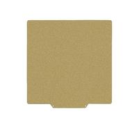 HzdaDeve Pei feuille 230x230mm flexible Spring steel construction Board texture double face pour anycubic Cobra/cobra go/Kobra NEO/Kobra 2 / Artillery Genius imprimante 3D (or)