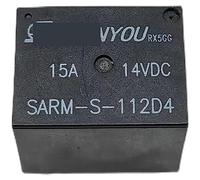 HZDXWXOJ 5 pièces Relais SARM-S-112D4 12V 15A 14VDC 5PIN