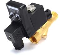 HZDXWXOJ Purgeur électronique Automatique 1/2 Pouce DN15 24 V 110 V 220 V 380 V, vanne de vidange de réservoir de gaz comprimé à air temporisé électronique utile(AC 220v,Controller)