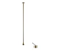 HZDXWXOJ Robinet de lavabo Suspendu au Plafond for Salle de Bain, Robinet à Goutte d'eau, Robinet de Baignoire à poignée Unique, Robinet mitigeur à Long Bec(Gold)