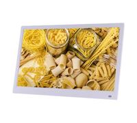 HZEPDVT Cadre Photo Numérique 22 Pouces, 24 Pouces, 27 Pouces, 32 Pouces, Écran IPS, Écran HD 1080P, Machine Publicitaire Murale, Facile À Installer(White,24 inch)