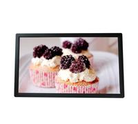 HZEPDVT Cadre Photo Numérique 22 Pouces, 24 Pouces, 27 Pouces, 32 Pouces, Écran IPS, Écran HD 1080P, Machine Publicitaire Murale, Facile À Installer(Black,27 inch)