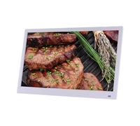 HZEPDVT Cadre Photo Numérique 22 Pouces, 24 Pouces, 27 Pouces, 32 Pouces, Écran IPS, Écran HD 1080P, Machine Publicitaire Murale, Facile À Installer(White,22 inch)