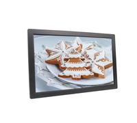 HZEPDVT Cadre Photo numérique carrousel entièrement Automatique de 24 Pouces, écran HD IPS, Lecteur vidéo d'album Photo électronique, avec Support Mural, WiFi en Option(Black,Without WiFi)