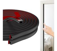 Hzetuu Joint Fenetre Isolation, Joint Porte Isolation Autocollante Caoutchouc Isolation Froid Et Phonique, Fenetre Bois Joint De Porte D'entrée Isolation Phonique Porte (Noir,7m)