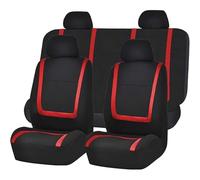 HZEXTKWD Housse De Siege Voiture pour BMW 1 Series (3door) E81 2007 2008 2009 2010 2011,5 Sitzer Housse Voiture Siège Avant Arrière Protecteur Siège Couvre Confortable Accessoires, Red