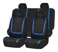 HZEXTKWD Housse De Siege Voiture pour VW Caddy 2020-2024 2025,5 Sitzer Housse Voiture Siège Avant Arrière Protecteur Siège Couvre Confortable Accessoires, Blue