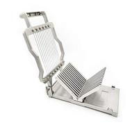 hzexun 10mm / 20mm Planche à Couteaux Fromage Pain en dés Couteau en Acier Inoxydable râpé Fromage en dés Uniforme trancheuse Coupe-Fromage trancheuse Pain (10MM)