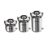 hzexun Autoclave en acier inoxydable stérilisateur à vapeur autoclave électrique de dispositif de stérilisateur de vapeur pour l'équipement médical dentaire (8L)