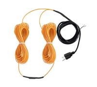 hzexun Câble Chauffant pour Terre De Jardin,Chauffant Plantes,Câbles Chauffants avec Thermostat pour Châssis Froid,Plateaux De Semis,Germination des Plantes, Serre Câble De 36 M