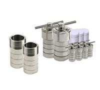 hzexun Hydrothermale synthèse réacteur autoclave PTFE 3Mpa résistance de récipient à haute pression pour acide fort, solvant organique, matériau insoluble (150ml)