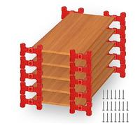 hzexun Lot de 12 supports de séchage de peinture en spray pour portes d'armoire, système d'empilage de peinture pour portes intérieures ou extérieures, support de rehausseurs de porte