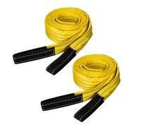 hzexun Lot de 2 Sangle de levage avec boucle ronde 3 tonnes,3 mètres Contre coupures et abrasions (3M x 2.5CM)