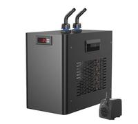 hzexun Refroidisseur d'eau pour Aquarium 160 L pour système hydroponique pour Bassin d'eau Douce, Aquarium d'eau salée, Axolotl, récif corallien
