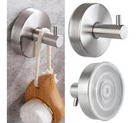 HZHSSG Crochet Ventouse Pour Douche, Salle De Bain, Cuisine, Porte En Verre, Miroir, Carrelage - Crochet Ventouse Salle De Bain Pour Loofah, Serviettes, Manteaux, Peignoirs Jusqu'à 5 Kg (Lot De 2)