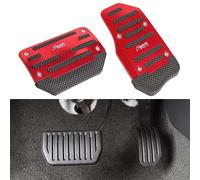 HZHUNS Pédales Antidérapantes de Voiture Kit pour Nissan Qashqai J11, Pédales de Voiture à Transmission Manuelle/Automatique, Antiderapant Couvre-Pédales Sport en Aluminium