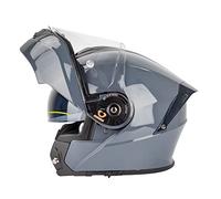 HZIH Casque Moto Modulable ECE 22-05 Homologué Casque De Moto Intégré avec Double Visière Casques Modulables de Moto Convient aux Hommes Femmes Adultes,Quatre Saisons I,4XL=65-66cm