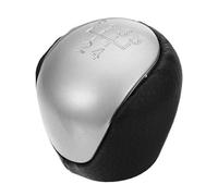 HZJA 5 Changement De Vitesse Manuel De La Vitesse Bouton De Vitesse Shifter Levier Handball en Cuir PU pour Kia Forte Âme for Hyundai Elantra I30 (Color : Blanc)