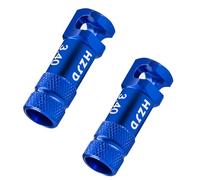 HZJD Capuchons de Valve, Bleu(2Pièces)