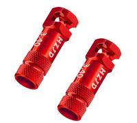 HZJD Capuchons de Valve, Rouge(2Pièces)