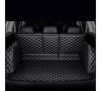 HZLGL Auto Cuir Entièrement Entouré Tapis Coffre pour VW Tiguan 3 2024 2025,ImerméAbles AntidéRapant Protection Coussin Couverture Complète Doublure Moquettes,All-Black